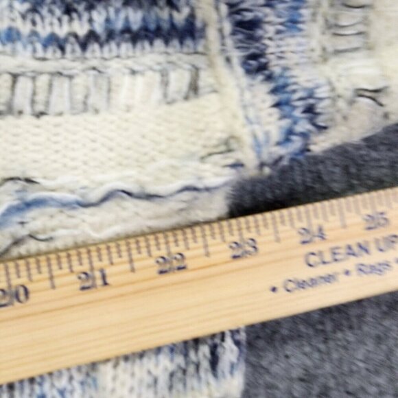 Cherry‎ Couture Made From Art For You Knit Wool Blend Sweater Fringe Boho - Picture 12 of 15